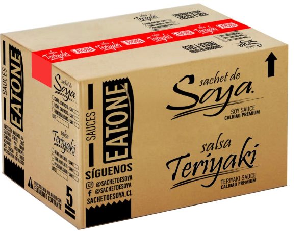 Caja sachet de Teriyaki 15ml (500 unidades)